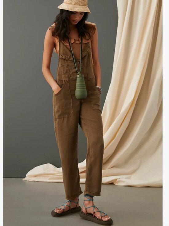 Anthropologie Pants - Anthropologie PIlcro Olive Green Painters Overalls Size 30